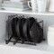 Metal Heavy Duty Kitchen Countertop Cabinet Pantry Pan, Pot Lid, and Pot Organizer Rack Holder